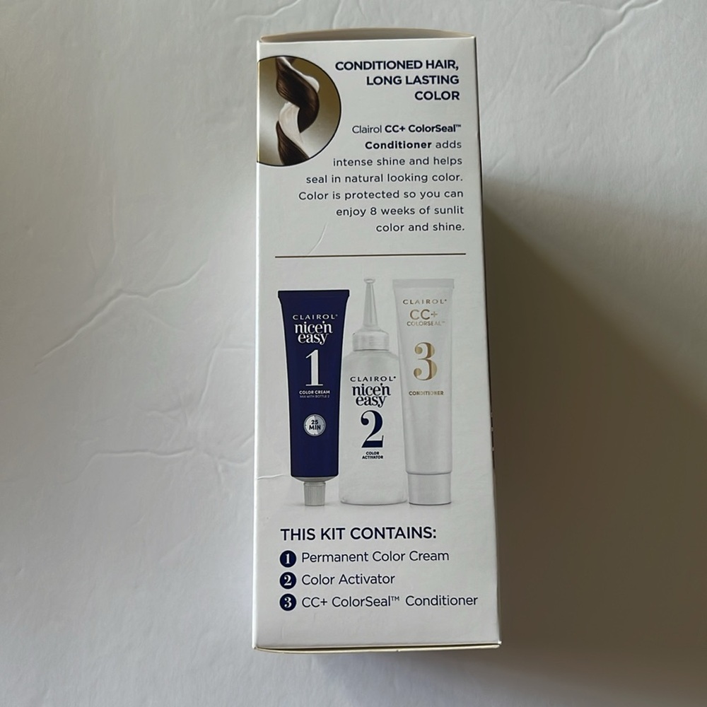 Clairol Nice'n Easy Permanent Hair Color 5G Natural Medium Golden Brown New - Picture 5 of 10